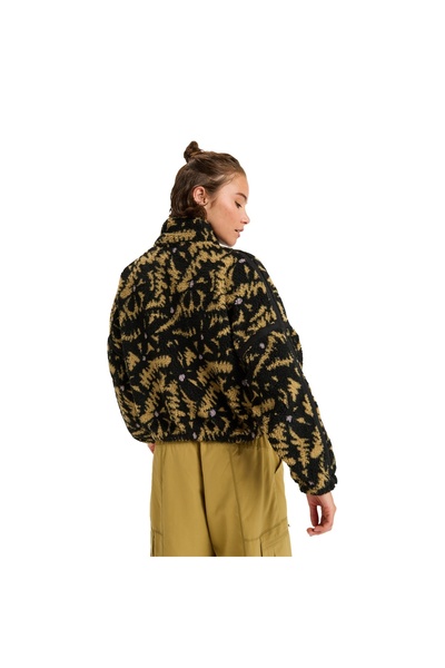 Roxy Boundless Spirit Zippered Women's Black Fleece Jacket