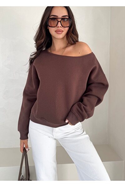 Noa&Noa Kayık yaka 3 iplik sweat