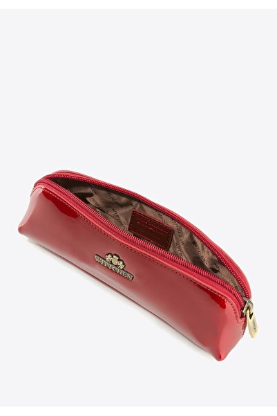 Wittchen Women's red patent leather pen case