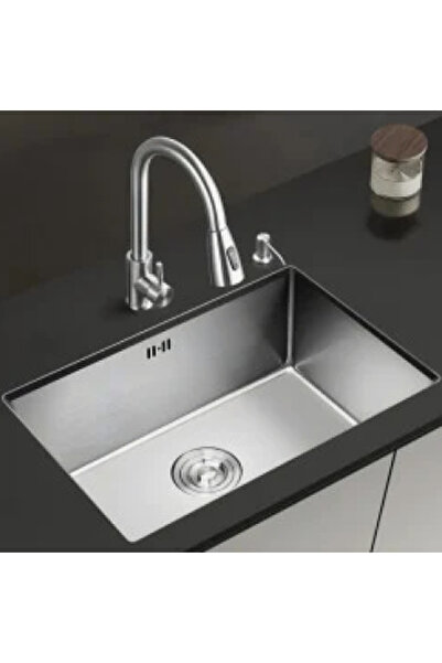 Smack Chiuvetă de bucătărie profesională, încorporată, din oțel inoxidabil sa...