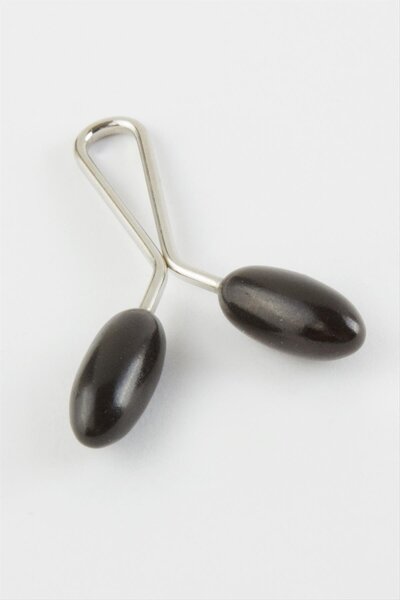 ZERO LAND MTXDPN Oval (174821) Agrafă pentru păr-negru