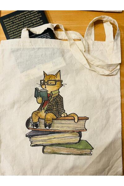 AL Bİ 90LIK Colorful Patterned Printed Raw Cloth Bags 1 Piece Choose What You Like