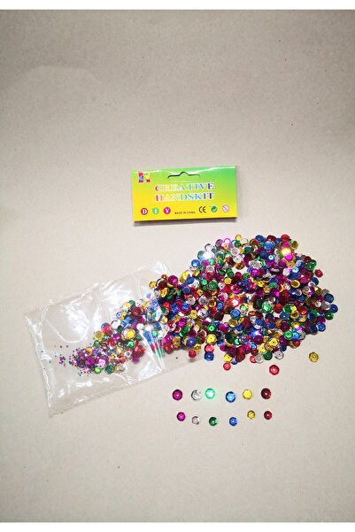 Linea Parlak Karışık Renkli Pul Anaokulu, Özel Eğitim İlköğretim El İşi Süsle...