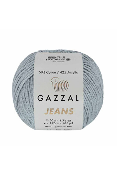 Gazzal Jeans %58 Pamuk %42 Akrilik El Örgü İpliği 50 g / 170 m-1110-1 ADET
