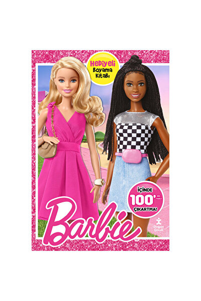 Doğan Çocuk BARBIE 100+ ÇIKARTMA HEDİYELİ BOYAMA KİT