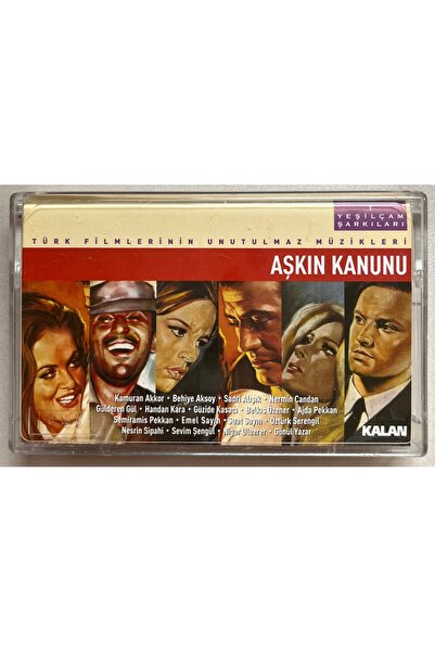 Kalan Müzik أغاني ييشيلغتشام 1 كاسيت قانون الحب (كاسيت الطبعة الأصلية)