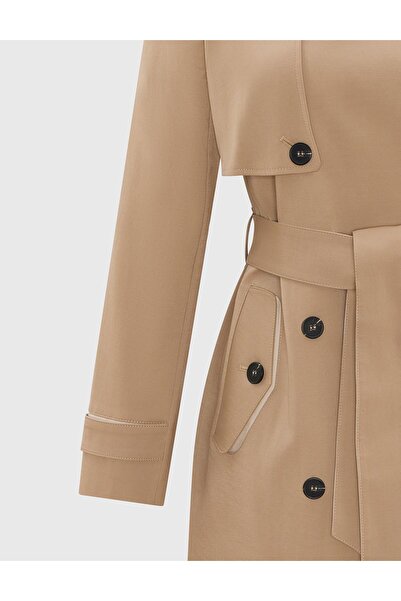 İLVİ Arira Camel Women's Trench Coat