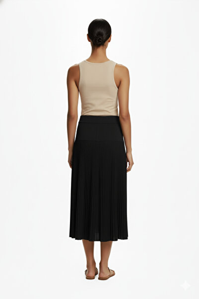 ON Pleated Midi Knit Skirt-69201