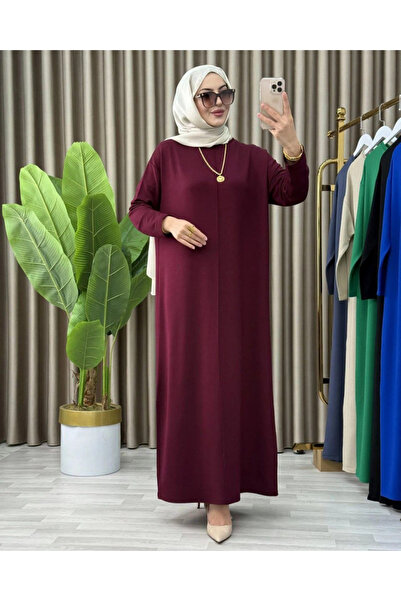 Hugglii Geniş Kesim Kumru Tesettür Elbise
