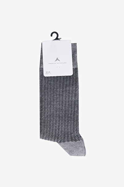 ALTINYILDIZ CLASSICS Men's Gray Patterned Single Socks