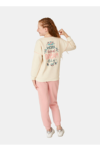 Elsima Girl Waitress Three-Piece Pajama Set Winter