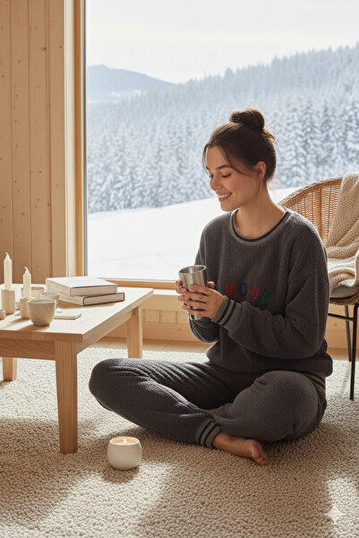 ELİTOL Cozy Yumoş Women's Pajama Set