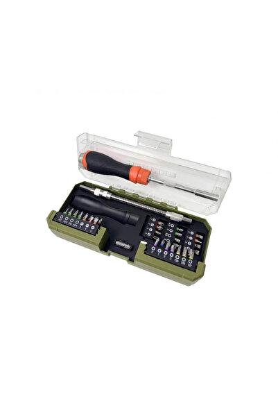 Heinner 43-piece set - Ratchet screwdriver with accessories