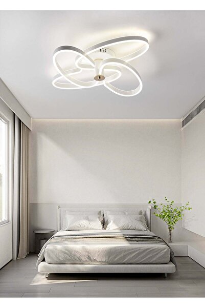 RFAN LED Chandelier, Model T9874, With Remote Control, 3 Types of Light, 288W...