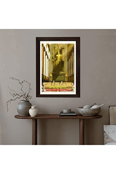 DOME MD Art Collection - Statue of Zeus at Olympia (A3/A4) with PVC Frame