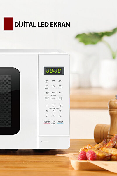 KUMTEL HM-11 Dijital Mikrodalga Fırın - Beyaz