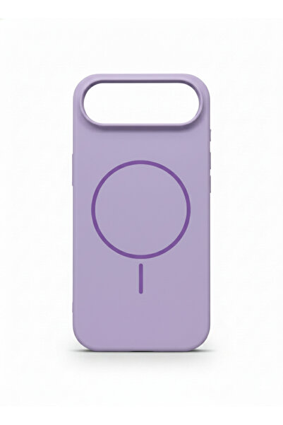 Mobcos جراب سيليكون مغناطيسي فاخر لسلسلة iPhone (أرجواني، 17 Air)