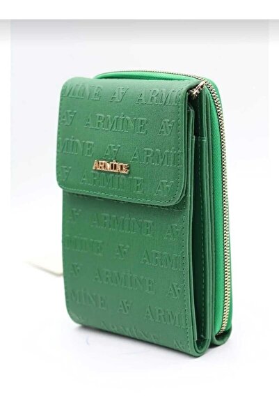 Armine TREND Βραδινό φόρεμα Τιράντα αλυσίδας τεμαχίων Τσάντα ώμου 266 Green L...