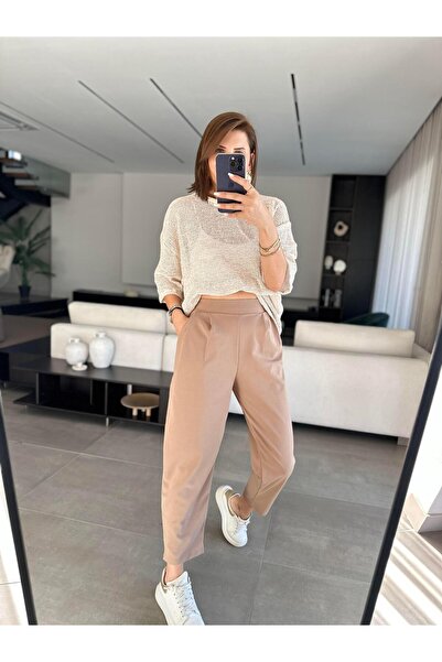 Betül Babacan Vizon Harem Pantolon