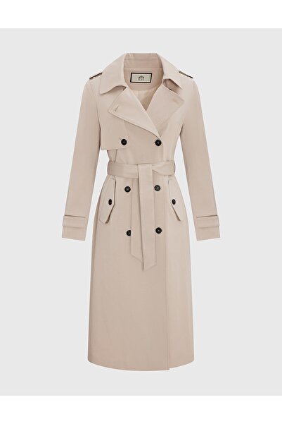 İLVİ Arira Beige Women's Trench Coat
