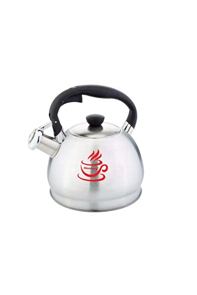 Klausberg Fierbător tradițional cu fluier fabricat din otel inoxidabil, ceain...