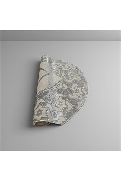 cekir سجادة صلاة إسلامية مخملية فاخرة - أناقة القوس الفضي