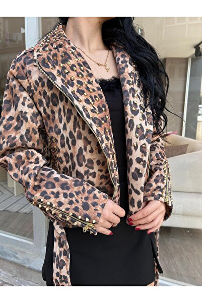 Kedi Fashion яке с леопардов принт