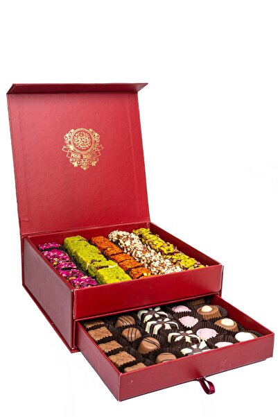 Paşa Dairesi Spesiyal Çikolata, Fıstıklı, Güllü, Safran Kaplı, Fındıklı Lokum...