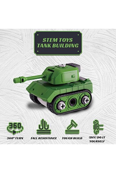 fitto Take Apart Toys Tank For Boys with Screwdriver Play Kit Stem Toys For 3 Year Old