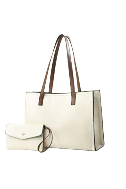 GRASS Elegant women's shoulder bag, off-white color N07