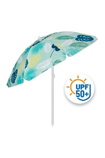 FONIX Sun Umbrella UPF 50+ Anti-UV, Tilt, Aluminum Frame, 200 cm, Multicolor Blue