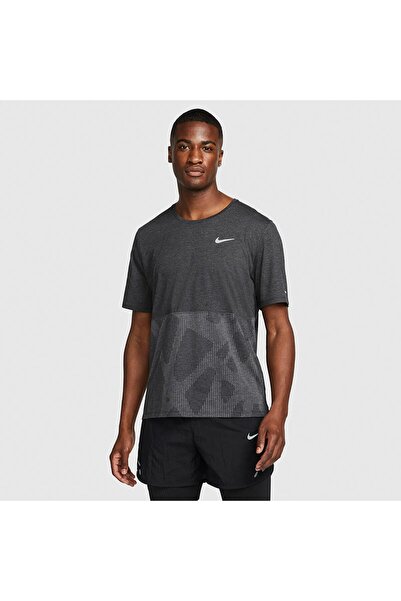 Nike Dri-Fit Run Division Top Чоловіча сіра професійна футболка для бігу