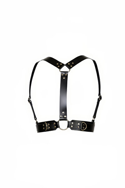 Angels Passion Curea neagră pentru femei, ham de corp, curea reglabilă cu cur...