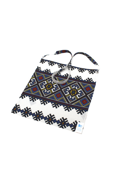 BalticBebe Christmas bag, ®, Cotton, White/Blue