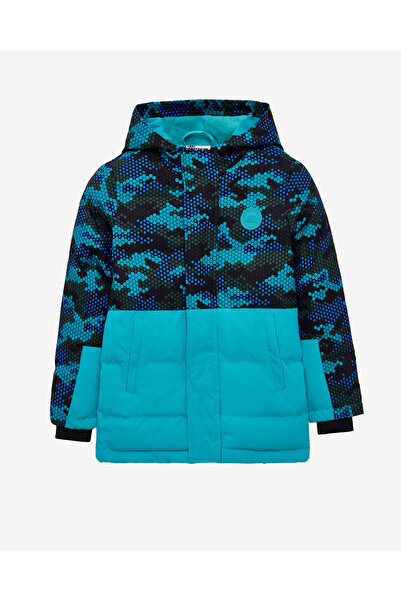 SKECHERS B Пухена яке Голямо момчешко синьо палто SK2520047-3953