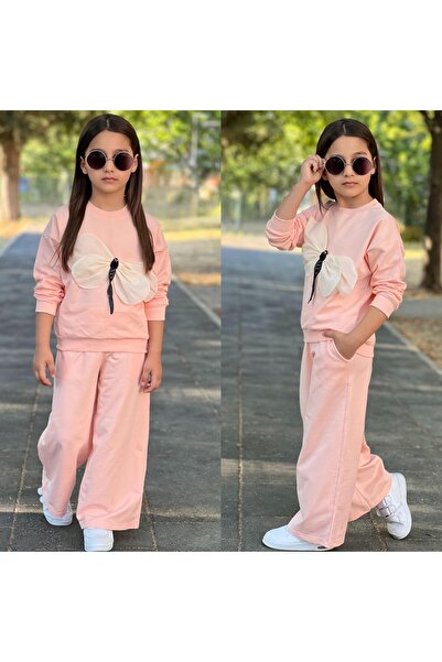 ALPİDS Girls' Tracksuit with Butterfly Accessories