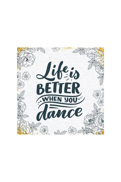 4Decor Pânză Tablou 4Decor, Dans, 50x50cm, DE0123