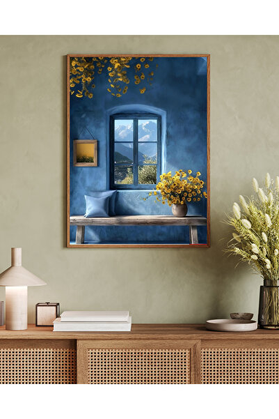 Tuba Decor Tablo dintr-o singură bucată cu rame din lemn pentru sufragerie, s...