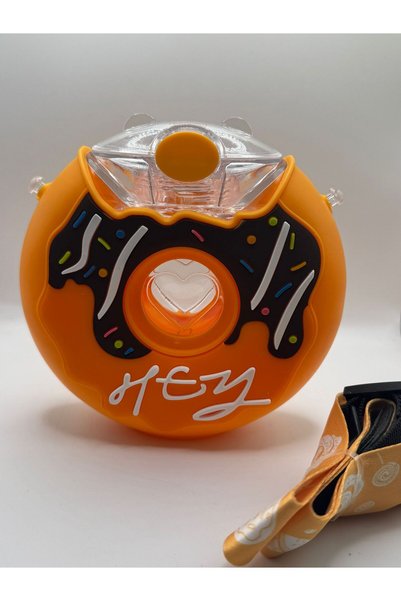 Market Mini Water Bottle with Donut Design