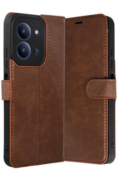 NewFace حافظة LZRDWZRD لهاتف شاومي ريدمي 15C 4G تريند إس بلس (145303) - لون أسمر