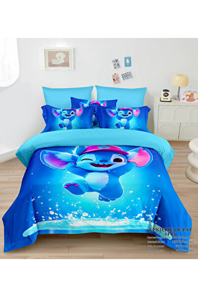 FIONNA.RO Fine Bedding For Children With Elastic - Stitch La Apa