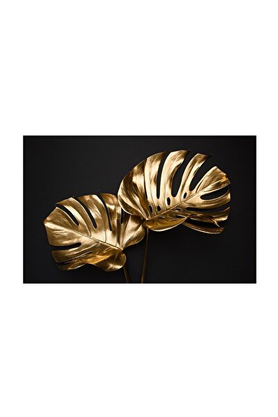 4Decor Pânză Tablou 4Decor, frunze de palmier aurii, 60x90cm, DE0370