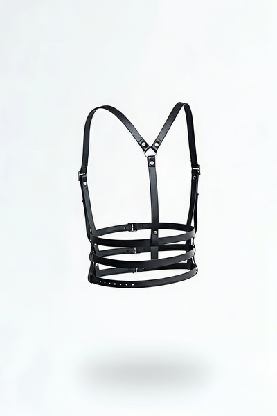 Angels Passion Women's Belt, Women's Black Belt, Faux Leather Belt with Narrow Metal Buckle