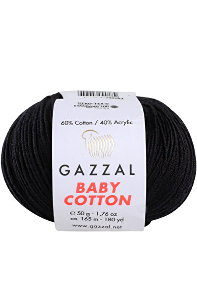 Gazzal Baby Cotton 50% Cotton 50% Acrylic Knitting Yarn 50 g / 205 M-3433
