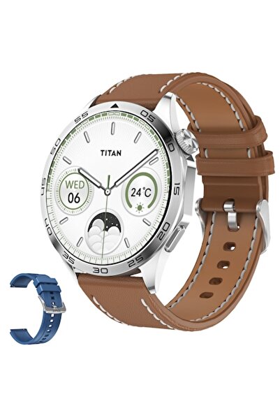 iHunt Watch 13 Titan Smartwatch, 1.45in HD, Brown