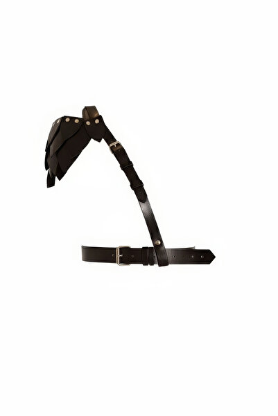 Angels Passion Чорний жіночий поясний нагрудний захист у стилі багатошарового...