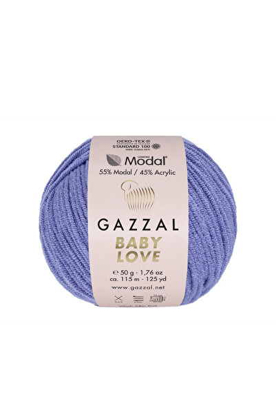Gazzal Baby Love 45% acril 55% modal fir de tricotat 50 g / 115 m-1621-1 BUC.