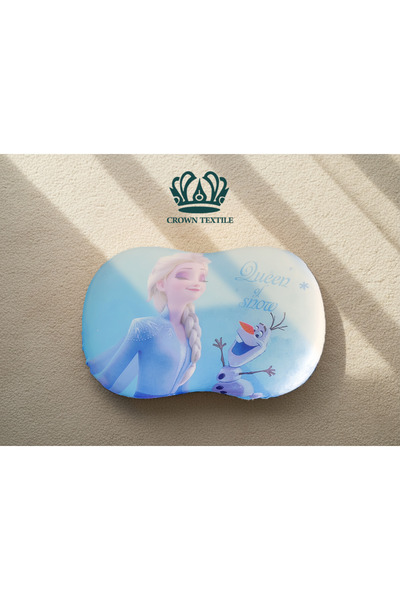 Crown Textile وسادة أطفال ميموري فوم لطيفة، مصنوعة من قماش ناعم مريح بملمس مخ...