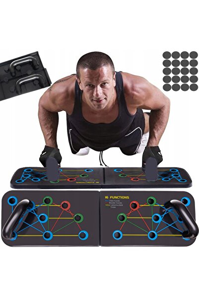 zola Foldable support, for push-ups and exercises, non-slip, 9x65x19.5 cm