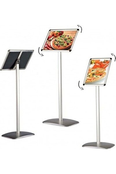 OfisDS A3 42X30 cm Ayaklı Alüminyum Yönlendirme Menü Panosu